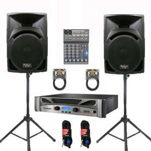   , Stands and Cables DJ Set New CROWNPP1010SET2 Musical Instruments