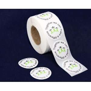  Lime Green Ribbon Stickers (500 Stickers): Everything Else