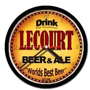  LECOURT beer and ale cerveza wall clock 
