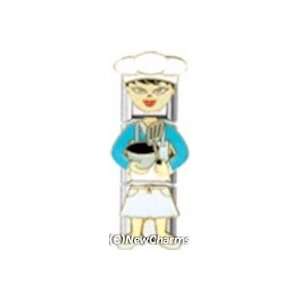  Chef Cooking Chick Italian Charm Bracelet Jewelry Link 