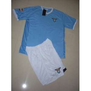 2011 2012 quality embroidery logo lazio home soccer jersey football 