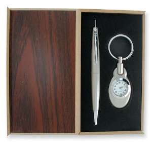    tone Engraveable Watch Key Ring and Pen Gift Set