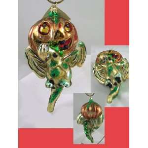  Dragon Gargoyle Larry Fraga Halloween Glass Ornament