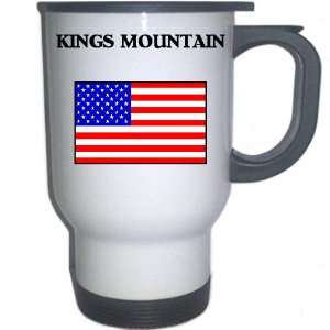 US Flag   Kings Mountain, North Carolina (NC) White Stainless Steel 