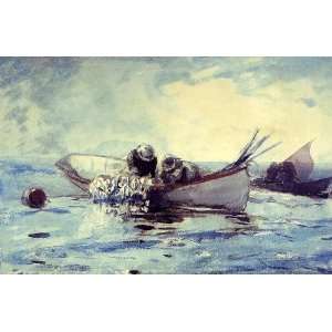  Hand Made Oil Reproduction   Winslow Homer   24 x 16 