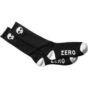  Zero Skull Knee Socks   Black/White   Single Pair Sports 