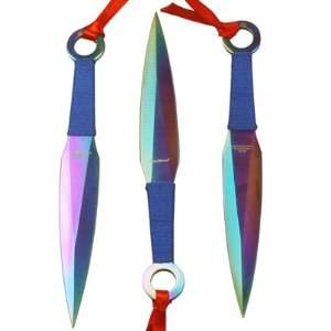   Throwing Kunai Knives Daggers with Nylon Case: Sports & Outdoors