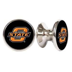 Oklahoma State Cowboys NCAA Stainless Steel Cabinet Knob / Drawer Pull 