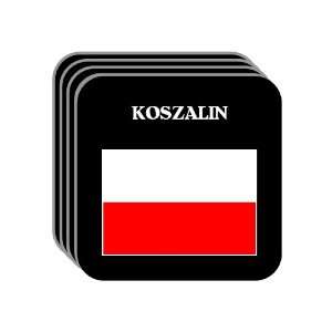  Poland   KOSZALIN Set of 4 Mini Mousepad Coasters 