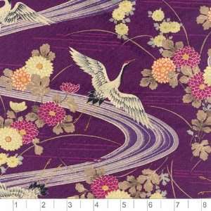  45 Wide Kona Bay Koto Oriental Print Purple Fabric By 