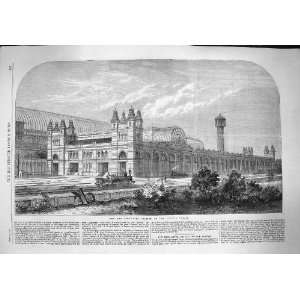   1865 High Level Railway Station Crystal Palace Train