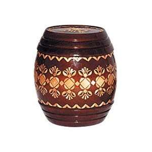  Laquered finish Wooden Gift Barrel 