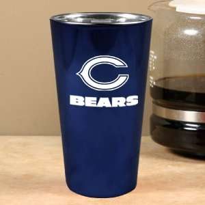  Chicago Bears Navy Blue Lusterware Pint Cup Sports 