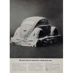   Sedan Model Clay VW Car   Original Print Advertising