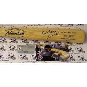  Chicago Cubs Ernie Banks Hand Signed Baseball Bat: Sports 
