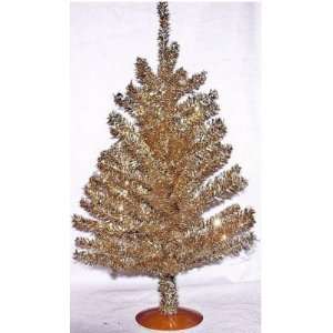  Avon Festive Gold Tabletop Christmas Tree: Kitchen 