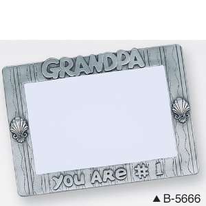    6 x 4Grandpa, you are #1 Pewter Picture Frame