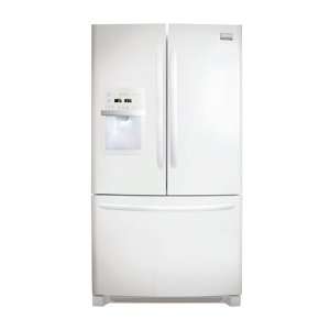   36 In. White Freestanding French Door Refrigerator