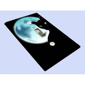 Moon Cat Decorative Switchplate Cover