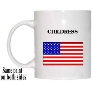  US Flag   Childress, Texas (TX) Mug 