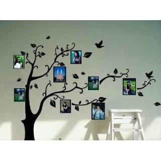  6ft Tree Brown & Green with Bird Wall Decal Deco Art Sticker 