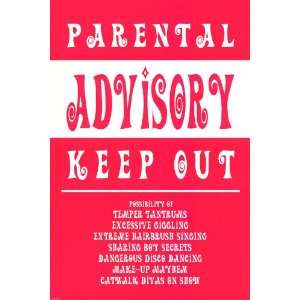  Parental Advisory   Party/College Posters   24 x 36