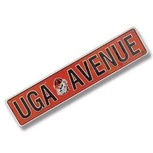  UGA Avenue Tin Street Sign