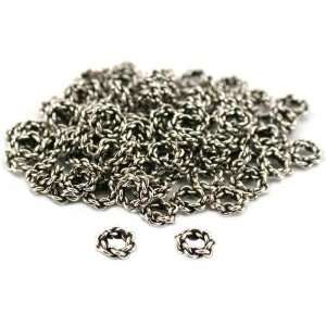  Sterling Silver Wreath Bali Spacer Beads 4mm Approx 100 