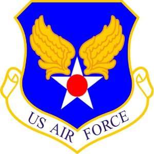 Air Force Shield Sticker