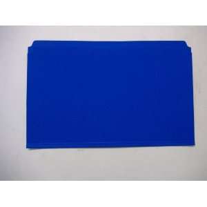  HFP 72100 Blue Legal 14 3/4 x 9 Color Poly File Folders 