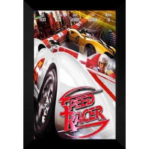  Speed Racer 27x40 FRAMED Movie Poster   Style D   2008 