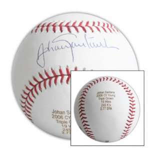   Baseball with 2006 Cy Young Triple Crown Engraving