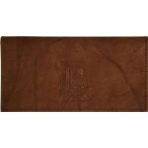  Detroit Tigers Embossed Leather Cowhide Checkbook Cover 