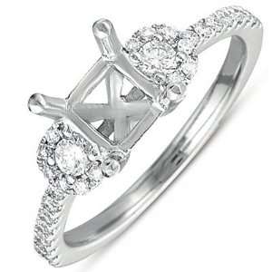  S. Kashi and Sons EN7358 1WG White Gold Engagement Ring 