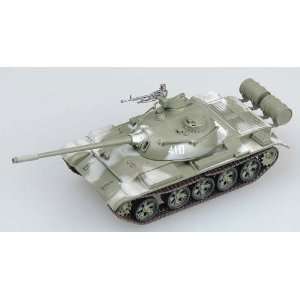  USSR Army T54 Tank Winter Camouflage (Built Up Plastic) 1 