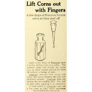   Foot Corns Callus Treatment Remedy   Original Print Ad: Home & Kitchen