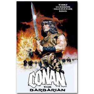 Conan Poster   Promo Flyer   The Barbarian Movie Arnold 