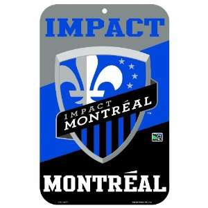  MLS Impact Montreal 11 by 17 inch Locker Room Sign Sports 