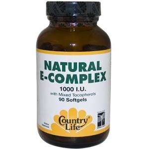  Life Natural E Complex 1000IU 90 Softgels