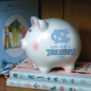   Born to Be North Carolina Tar Heels Fan Piggy Bank: Sports & Outdoors