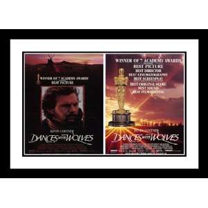 Dances With Wolves 20x26 Framed and Double Matted Movie Poster   Style 