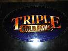 igt slot machine topper insert triple gold bars expedited shipping