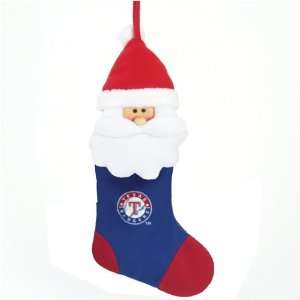 Texas Rangers 22 Baby Mascot Christmas Santa Stocking   MLB Baseball 