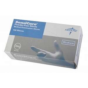  Sensicare PF Nitrile Exam Gloves 800/CS: Health & Personal 