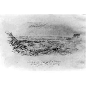   Tukanon,Tucannon,Fort Taylor,bluffs,Washington,WA,1858