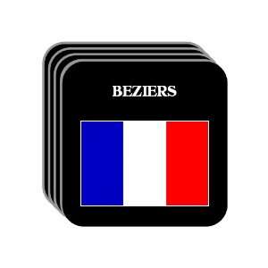 France   BEZIERS Set of 4 Mini Mousepad Coasters