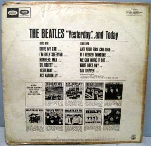 THE BEATLES YESTERDAY & TODAY ORIG MONO BUTCHER COVER PEELED COVER 