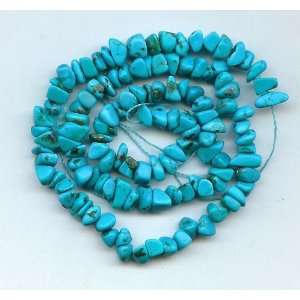  Natural Turquoise Nugget Beads 4X5 16 Inch Strand Arts 
