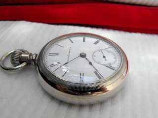  AUCTION UP FOR THE ANTIQUE ELGIN G.M.WHEELER POCKET WATCH   SIZE 18 