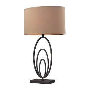  Haven Collection 1 Light 30 Bronze Table Lamp with Taupe 